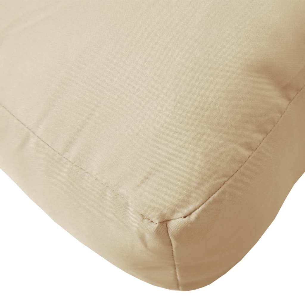 VidaXL Palletkussens Beige (2 st) - 35% Korting!