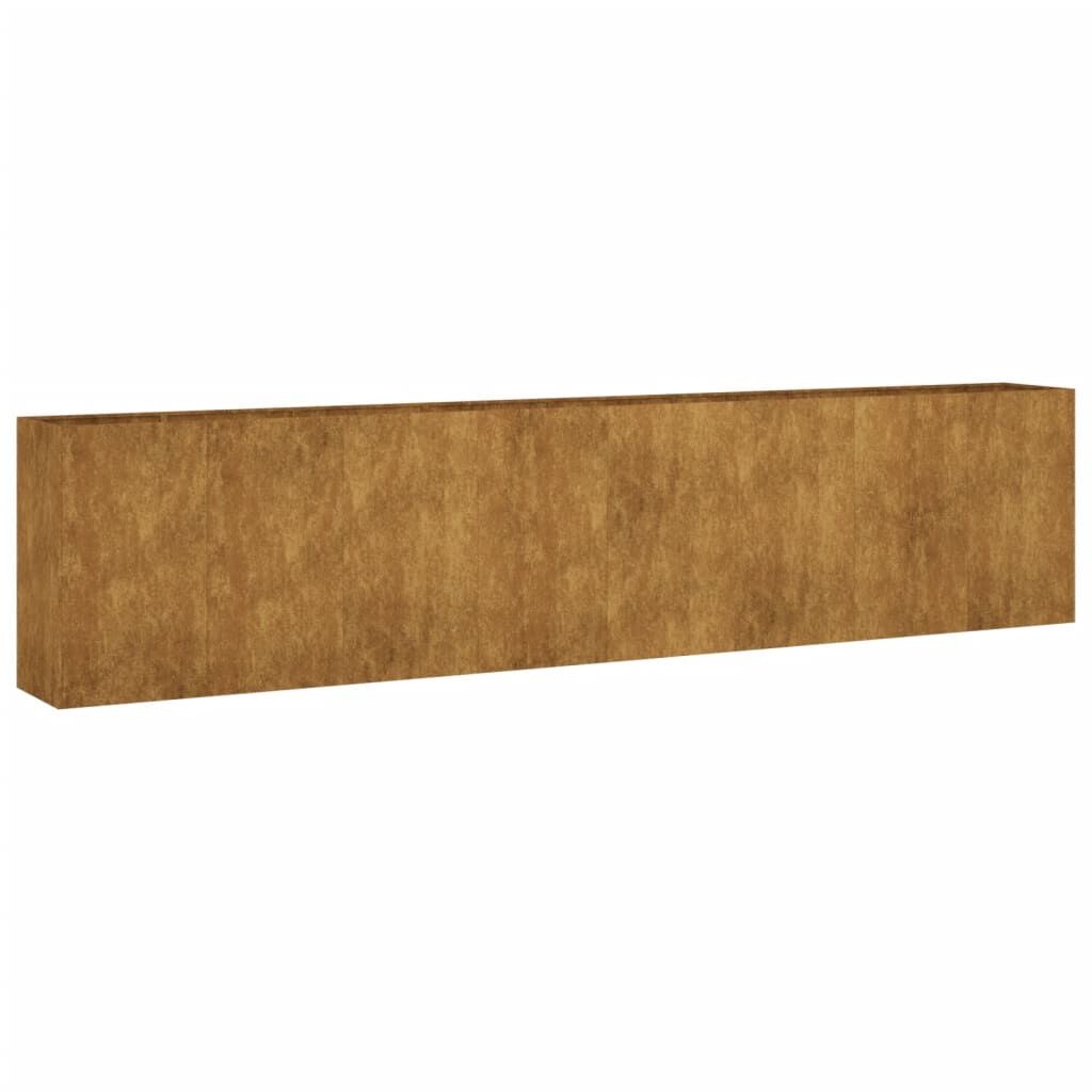 60% Korting: Cortenstalen Plantenbak Verhoogd 360cm - Topdeal!