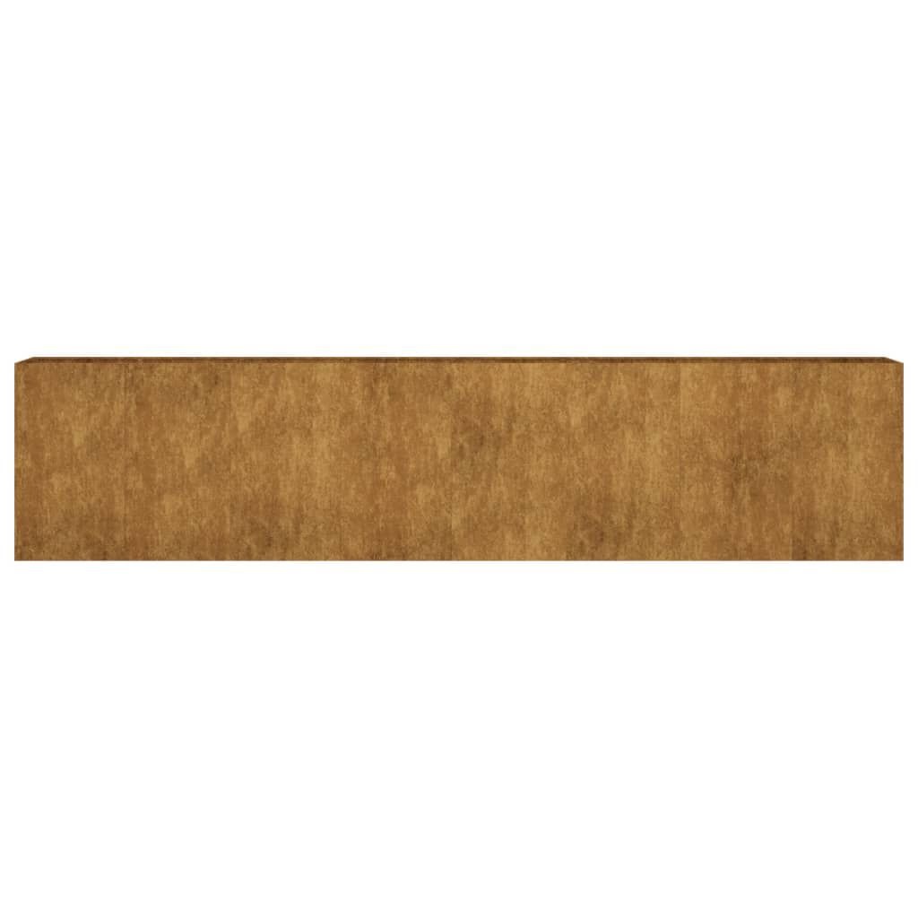 60% Korting: Cortenstalen Plantenbak Verhoogd 360cm - Topdeal!