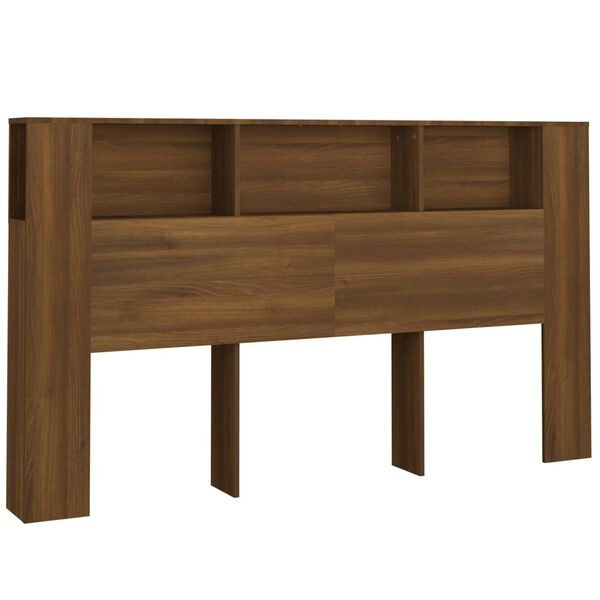 Hoofdbordkast Bruin Eiken 180cm - 60% Korting!