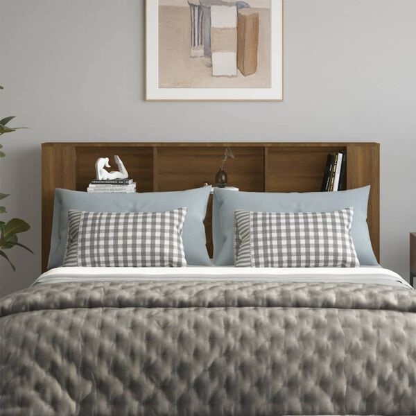 Hoofdbordkast Bruin Eiken 180cm - 60% Korting!