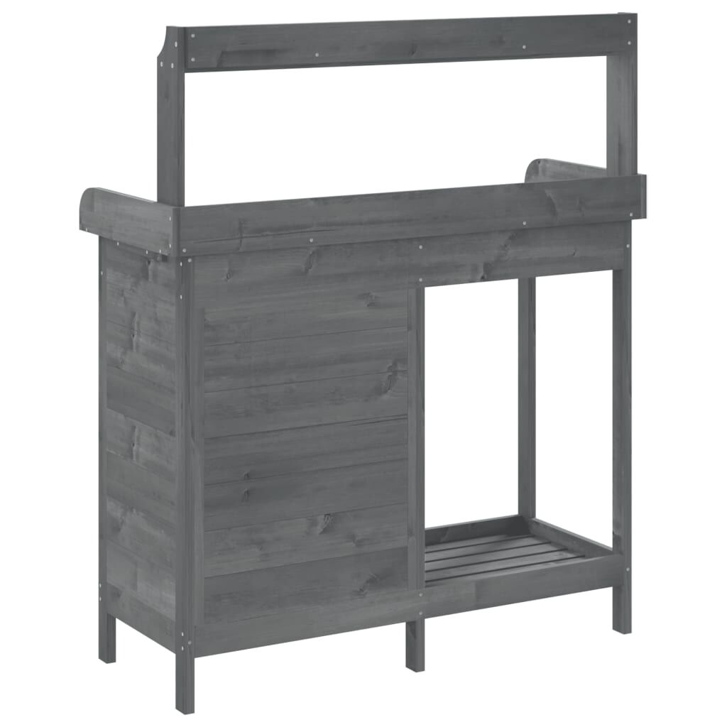 VidaXL Oppottafel Grijs Vurenhout - 35% Korting!