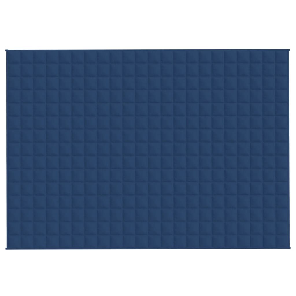 vidaXL Verzwaringsdeken 155x220cm, 11kg Blauw -35% Korting!