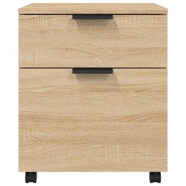 Verrijdbare Dossierkast Sonoma Eiken - 35% Korting!
