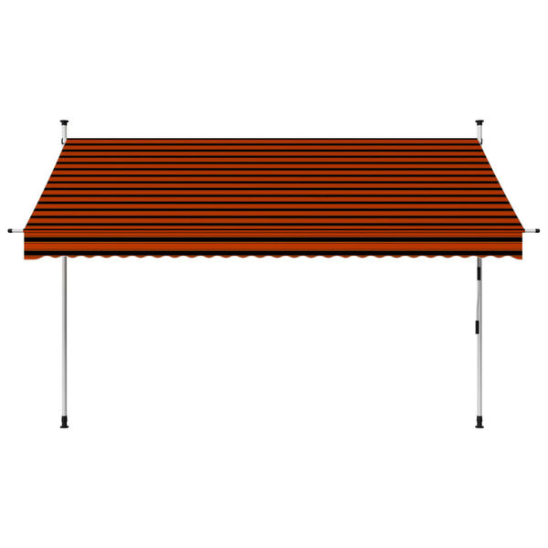 vidaXL Luifel 300cm Oranje/Bruin - 35% Korting!