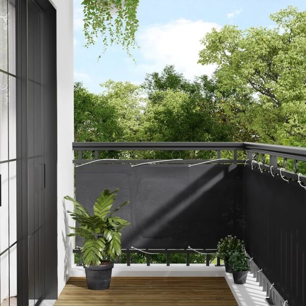 vidaXL Balkonscherm Antraciet 75x700cm - 35% Korting!