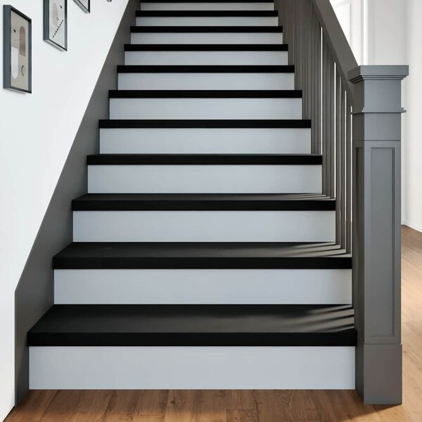 VidaXL Traptreden Eiken Donkerbruin 100cm (4 st) - 35% Korting!