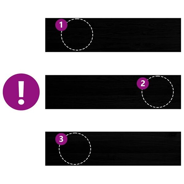 VidaXL Traptreden Eiken Donkerbruin 100cm (4 st) - 35% Korting!