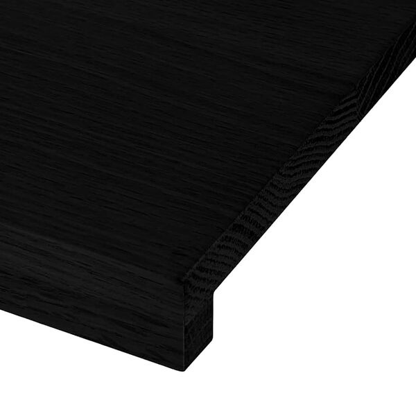 VidaXL Traptreden Eiken Donkerbruin 100cm (4 st) - 35% Korting!