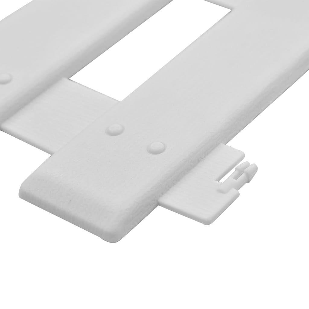 vidaXL Gazonranden Wit 10m (25 st.) - 35% Korting! Zo Goed Als Nieuw!