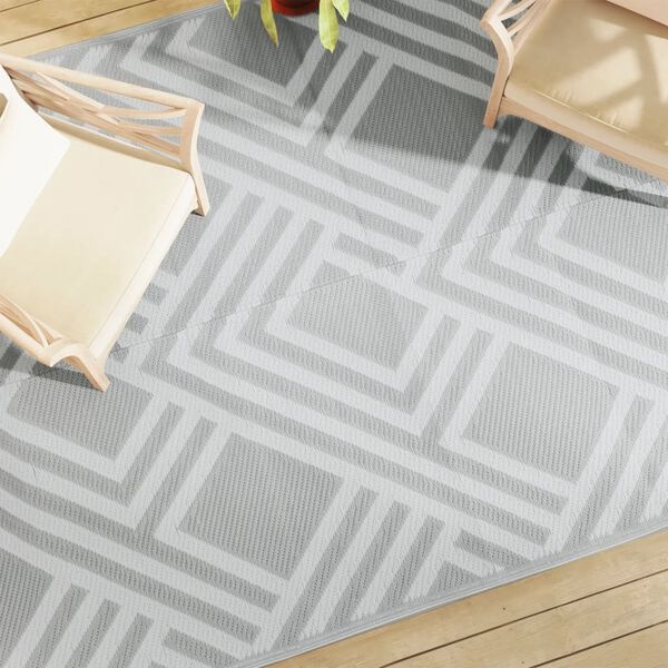 vidaXL Buitenkleed ARAKIL Grijs 190x290 - 45% Korting!