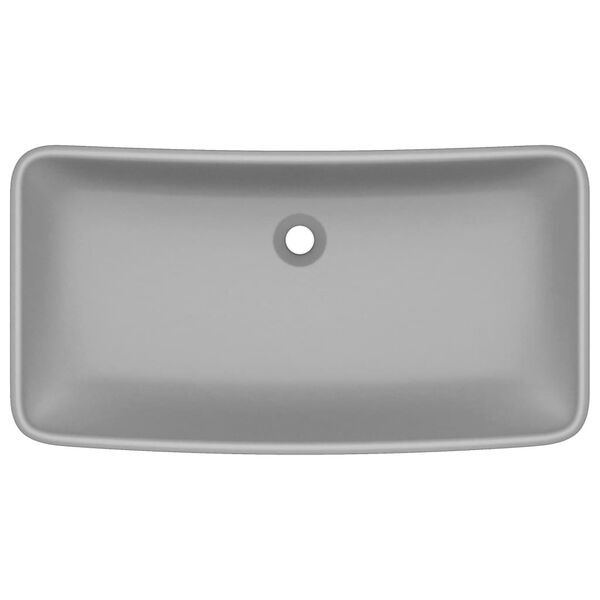 vidaXL Wastafel Lichtgrijs 71cm - Krasje, 35% Korting!