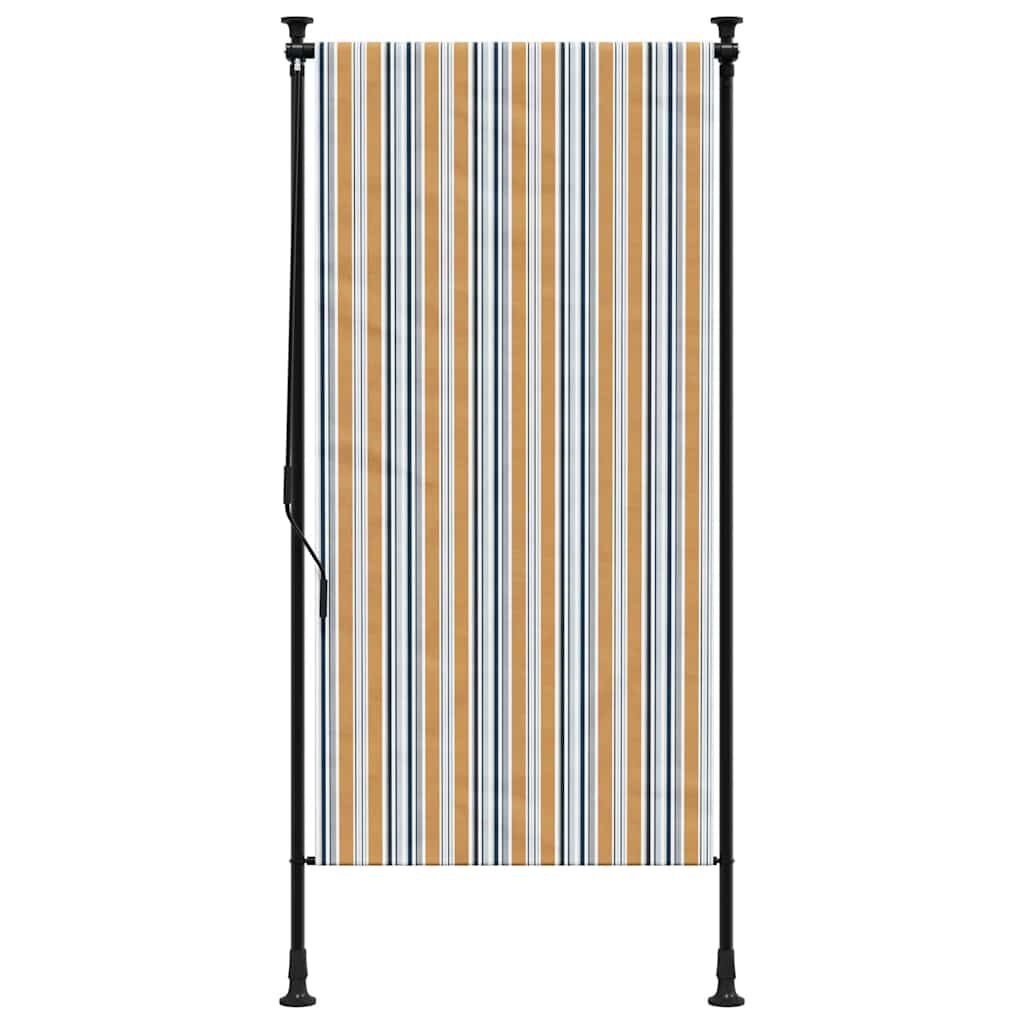 vidaXL Rolgordijn Buiten 120x270 Geel/Wit - 35% Korting!