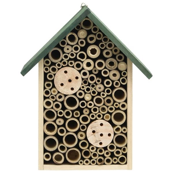 Insectenhotel Set (2 stuks) - Vurenhout - 55% Korting! (Dak beschadigd)