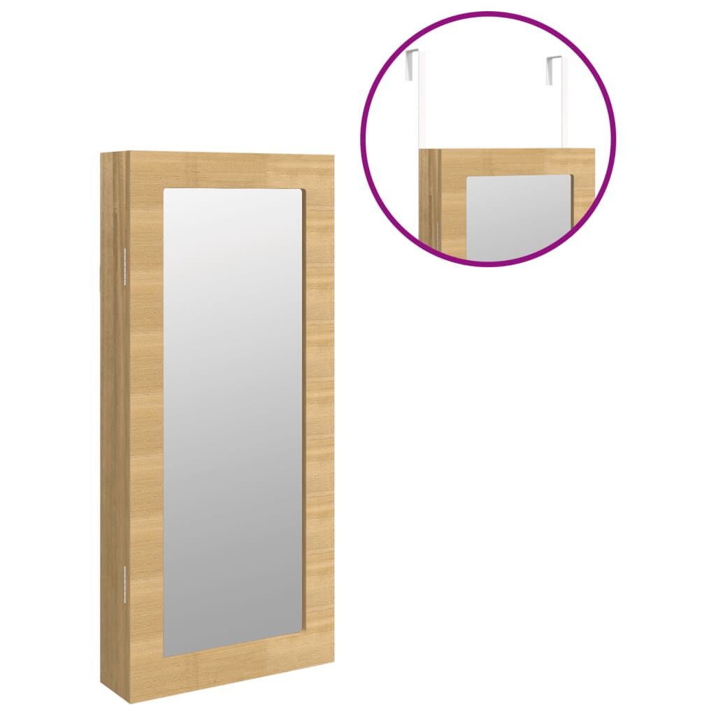 vidaXL Sieradenkast met Spiegel - 35% Korting! Wandmontage