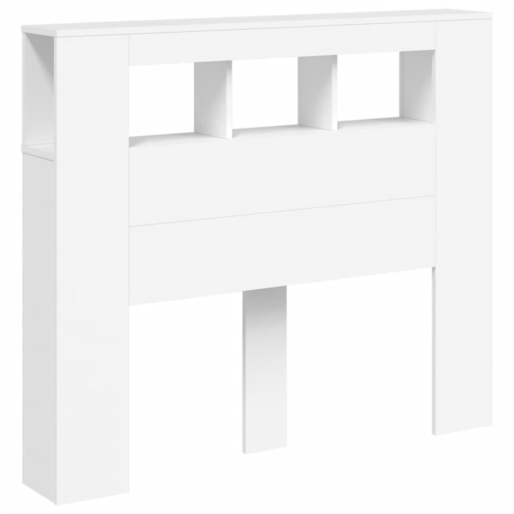 vidaXL LED Hoofdeinde 120cm Wit - 35% Korting!