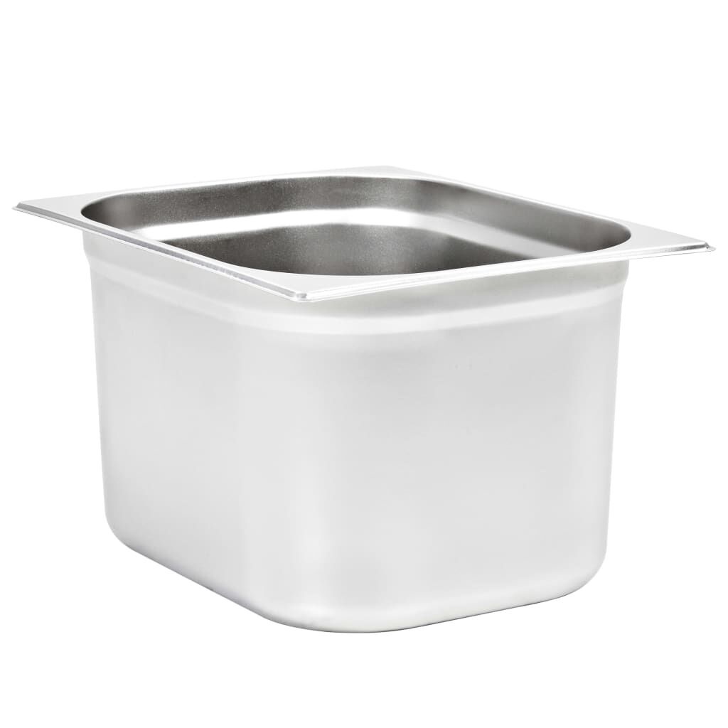 vidaXL GN 1/2 Gastronormbakken 2x RVS - 35% Korting!