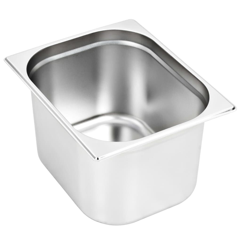 vidaXL GN 1/2 Gastronormbakken 2x RVS - 35% Korting!