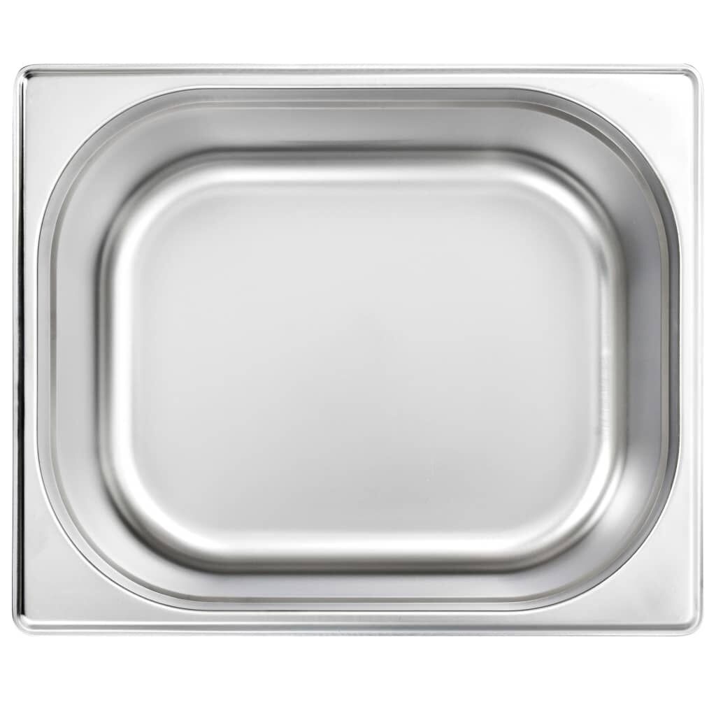 vidaXL GN 1/2 Gastronormbakken 2x RVS - 35% Korting!