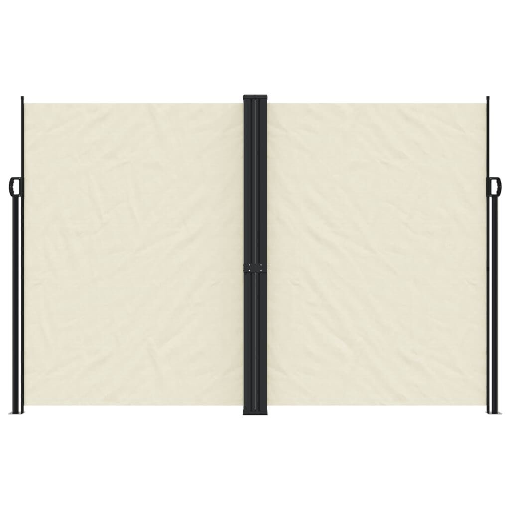 Tuinscherm Uittrekbaar Crème 220x1200cm - 35% Korting!