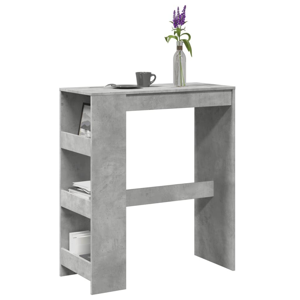VidaXL Bartafel Betongrijs - 57% Korting!