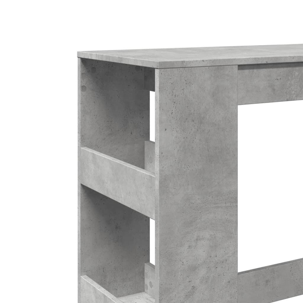 VidaXL Bartafel Betongrijs - 57% Korting!