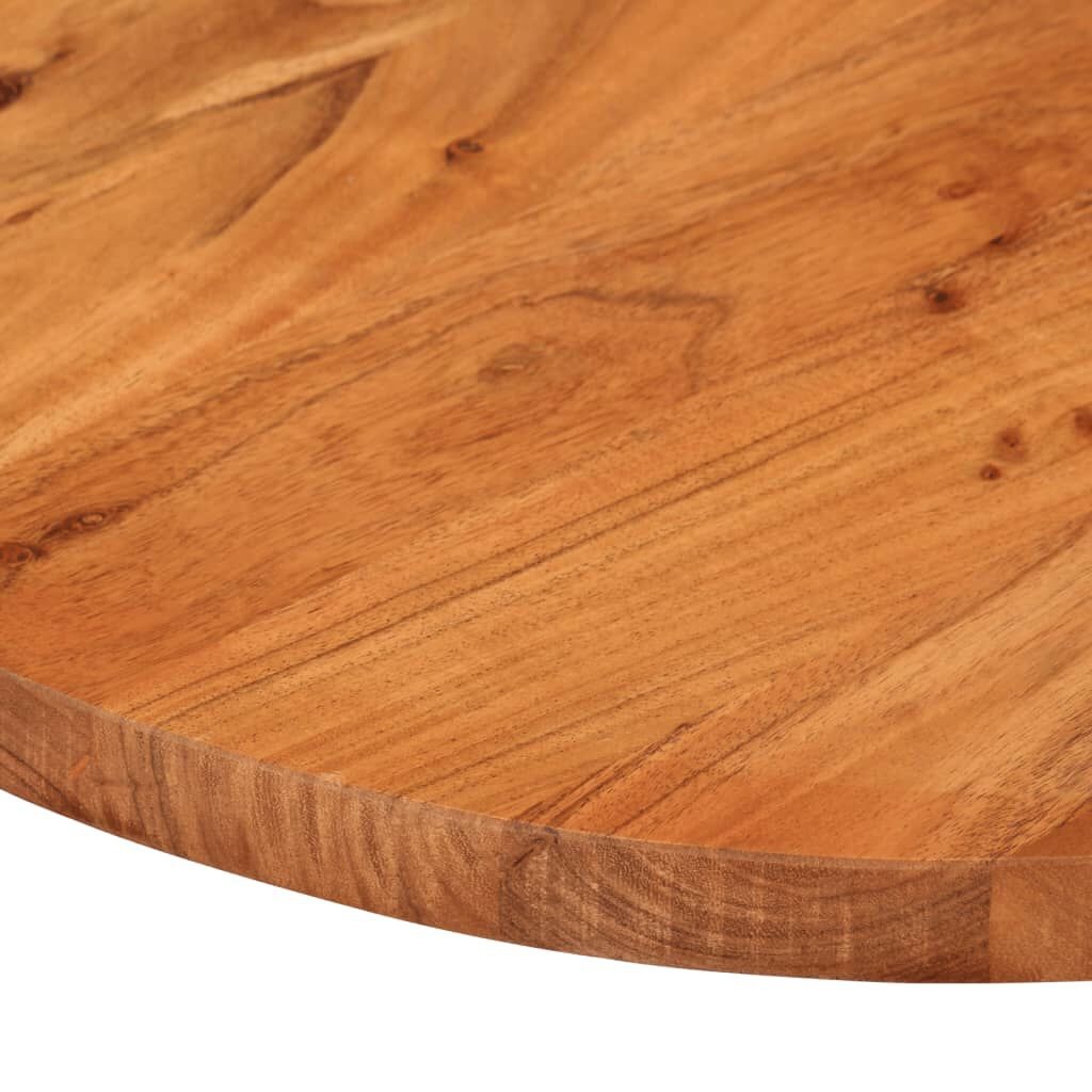 Ovaal Acacia Tafelblad 100x50cm - 35% Korting! Zo Goed Als Nieuw