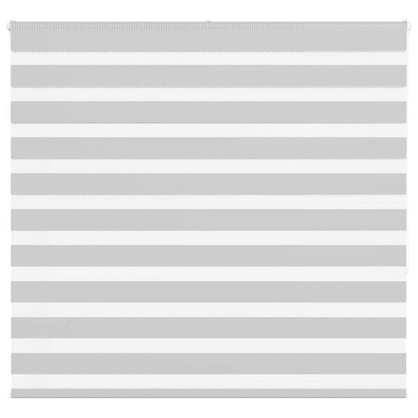 Zebra Rolgordijn Lichtgrijs 160x150cm - 35% Korting!