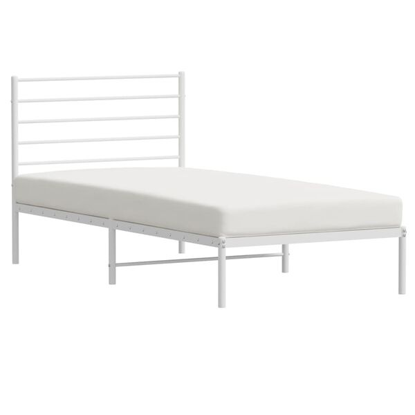vidaXL Bedframe Wit 90x200cm - 35% Korting! (beschadigde verpakking)