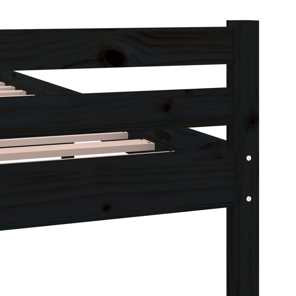VidaXL Bedframe 140x190 Zwart Hout - 42% Korting!