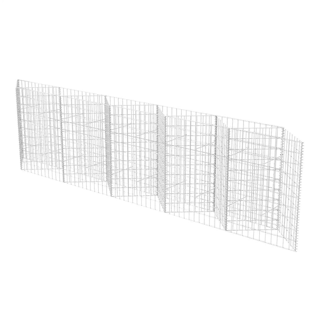 vidaXL Gabion Mand 300x30x100cm - Gegalvaniseerd - 53% Korting!