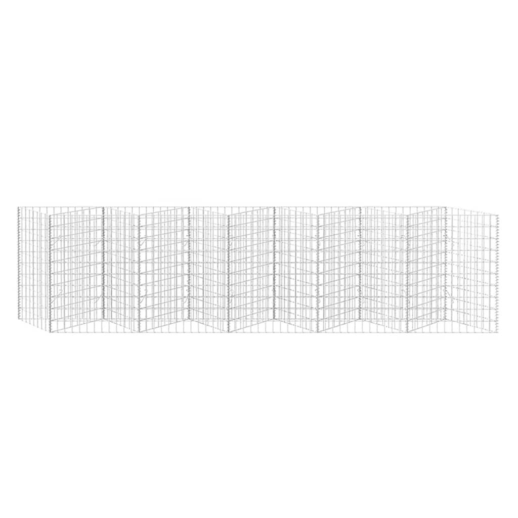 vidaXL Gabion Mand 300x30x100cm - Gegalvaniseerd - 53% Korting!