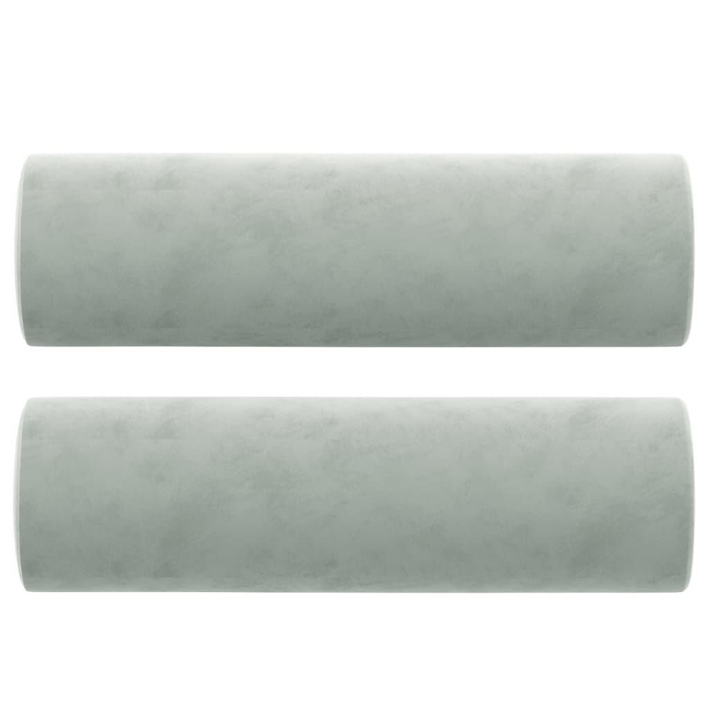 VidaXL Sierkussens (2 st) Lichtgrijs 15x50cm - 57% Korting!