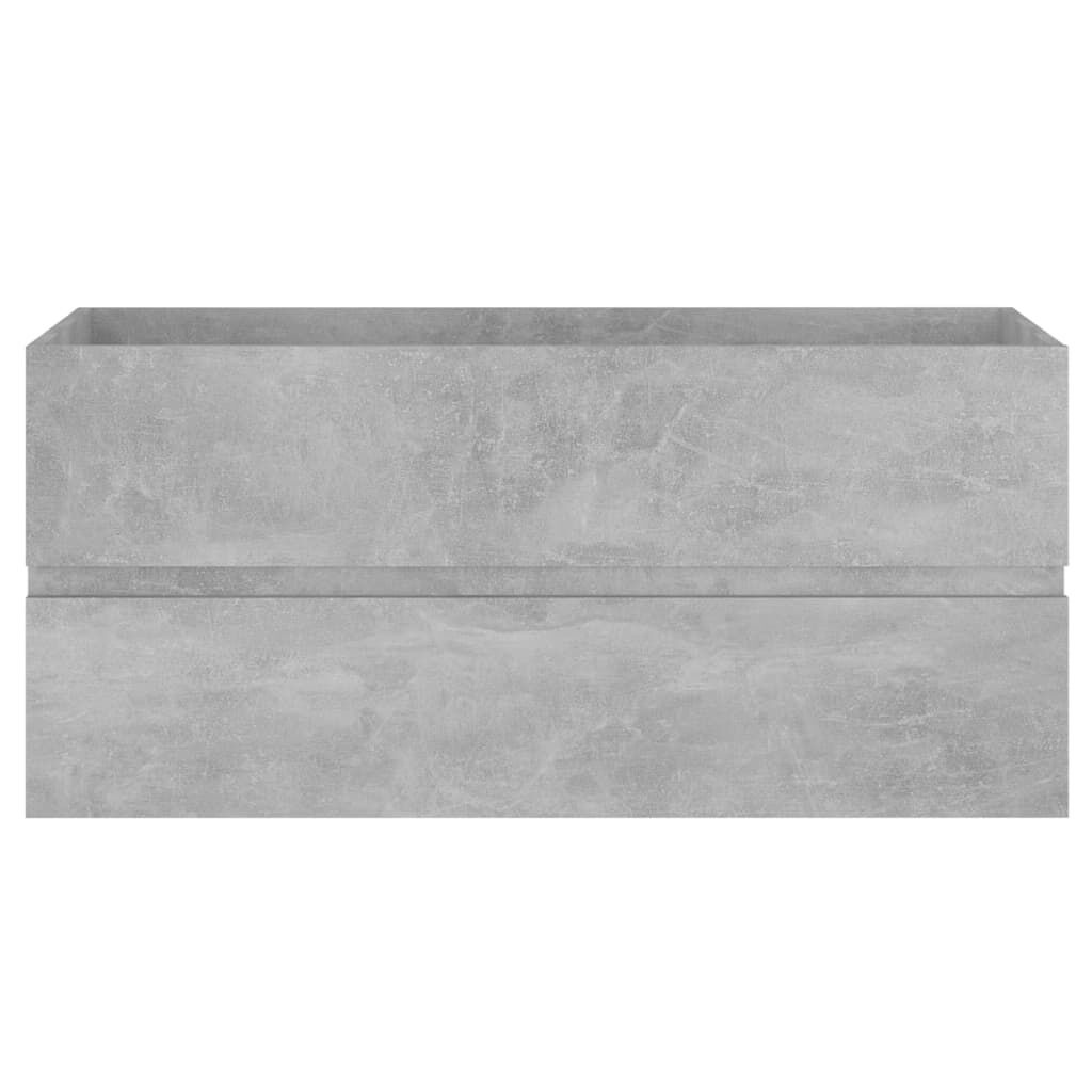 Wastafelkast Betongrijs 100cm - 53% Korting!