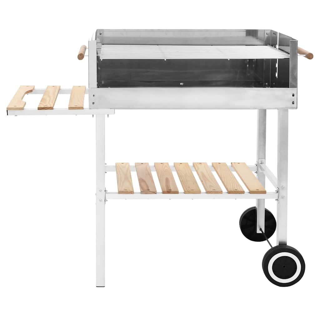 vidaXL XXL Trolley BBQ RVS - 42% Korting!