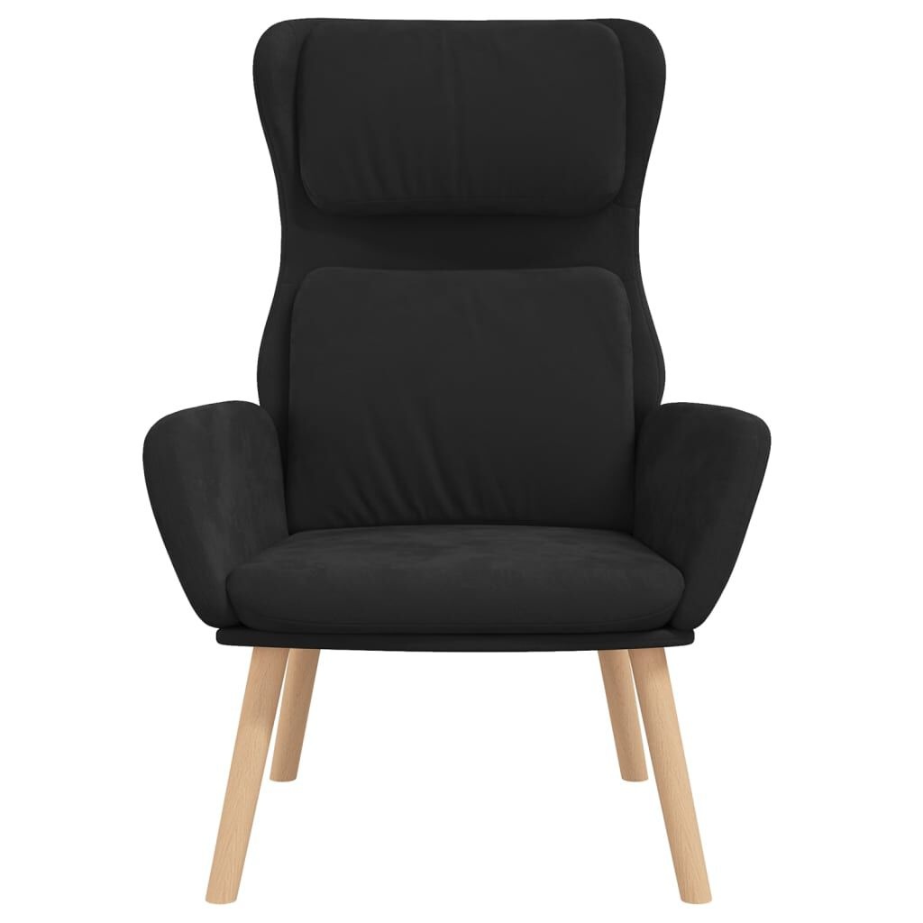 vidaXL Relaxstoel Zwart Fluweel - 57% Korting!
