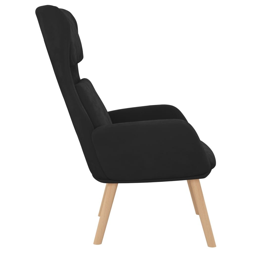 vidaXL Relaxstoel Zwart Fluweel - 57% Korting!