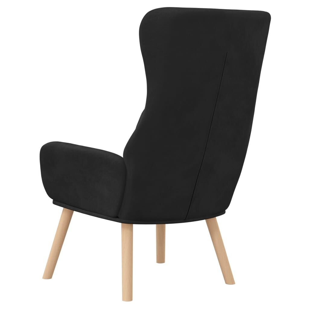 vidaXL Relaxstoel Zwart Fluweel - 57% Korting!