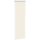 vidaXL Verduisterend Rolgordijn 50x175cm Gebroken Wit - 35% Korting!