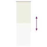 vidaXL Verduisterend Rolgordijn 50x175cm Gebroken Wit - 35% Korting!