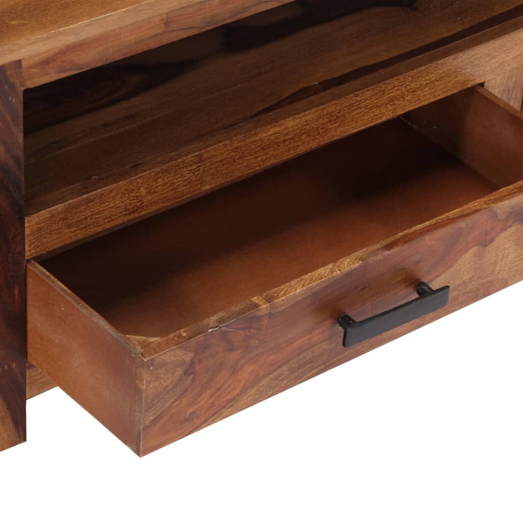 vidaXL TV-meubel Massief Hout 118cm - 35% Korting!