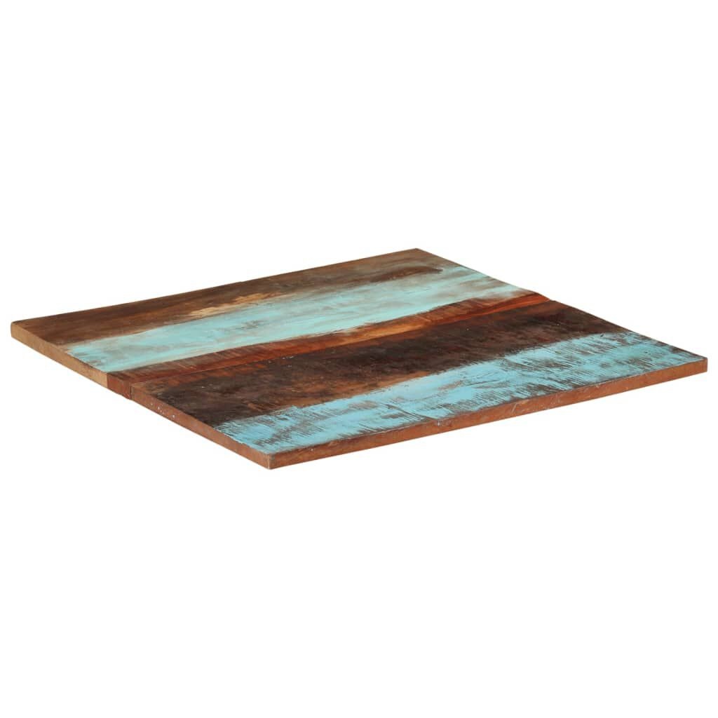 VidaXL Tafelblad 80x80 Recycled Hout - Beschadigd - 55% Korting!