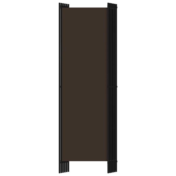 Kamerscherm 6 Panelen 300cm Bruin - 35% Korting!