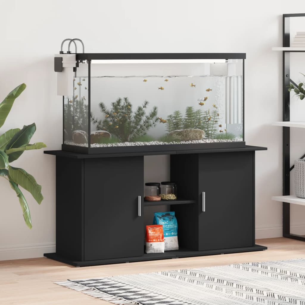 VidaXL Aquariumstandaard Zwart 121cm - 35% Korting! (Retour)