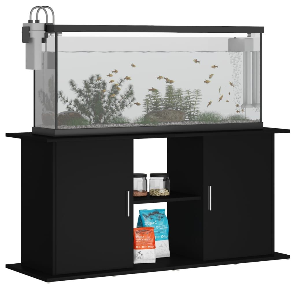 VidaXL Aquariumstandaard Zwart 121cm - 35% Korting! (Retour)