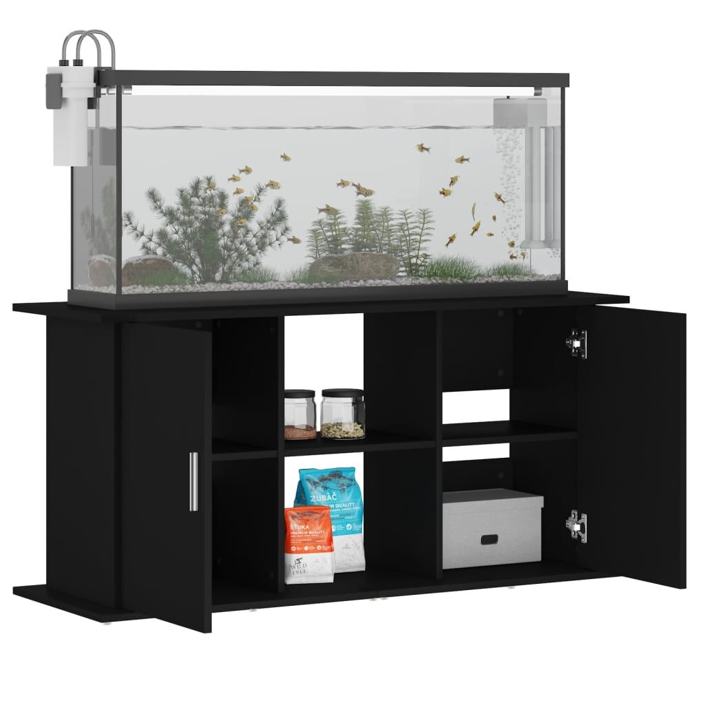 VidaXL Aquariumstandaard Zwart 121cm - 35% Korting! (Retour)