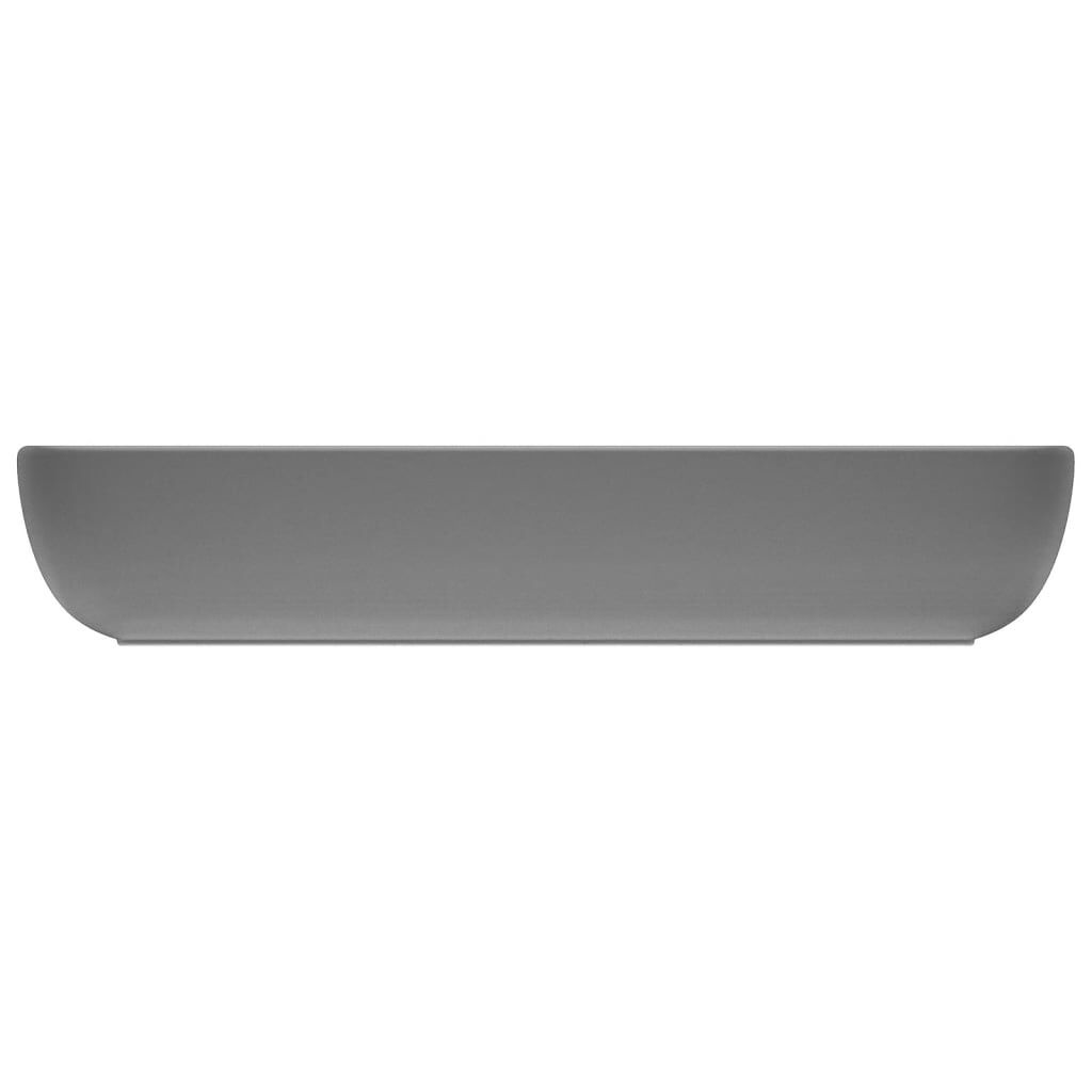 Wastafel Rechthoekig Donkergrijs - 71cm - 35% Korting!