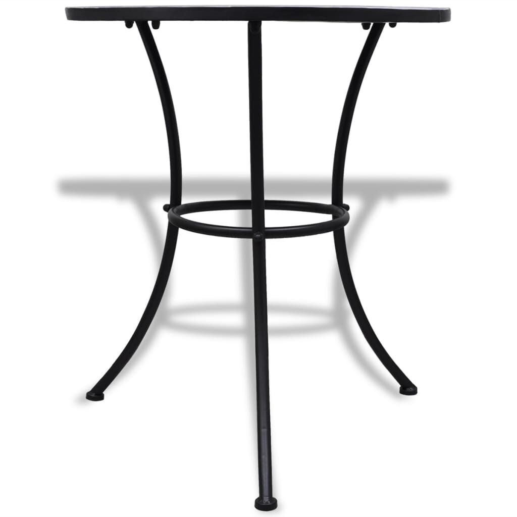vidaXL Bistrotafel Mozaïek Blauw/Wit -50%! Schade: Krasje
