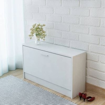 VidaXL Schoenenkast Wit 80cm - 35% Korting! Zo Goed Als Nieuw