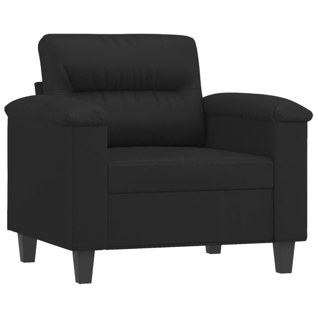 vidaXL Fauteuil Zwart Kunstleer -68% Korting! Beschadigd